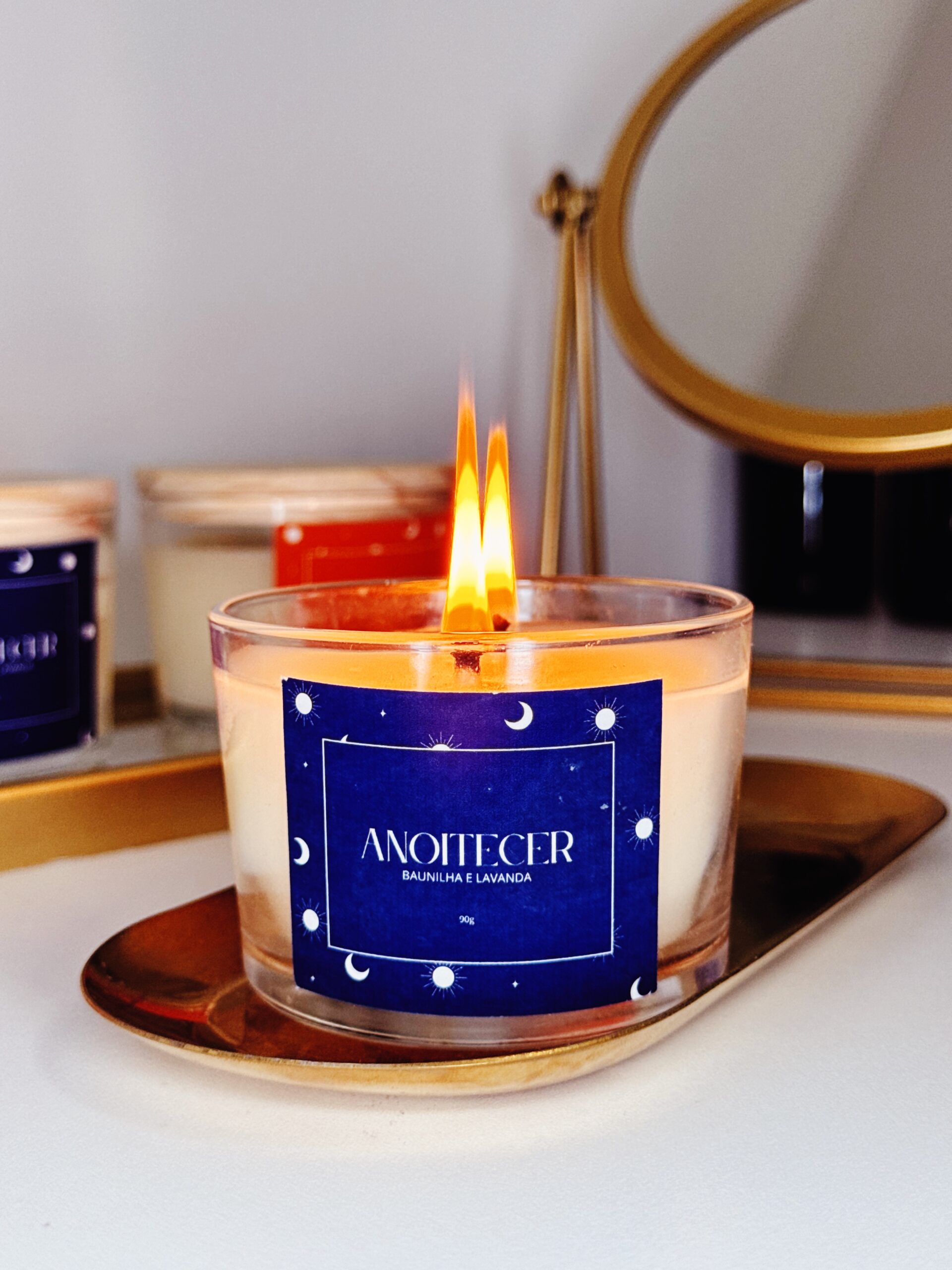 Vela Aromática Anoitecer - Vanilla e Lavanda - Imagem 3